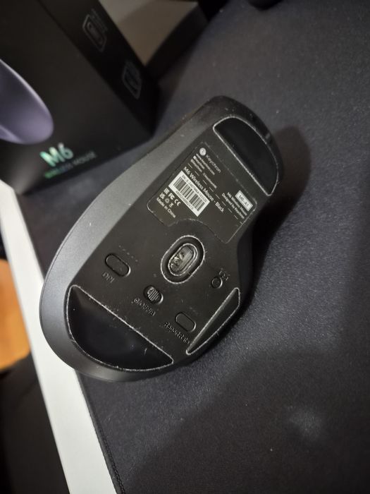 Rato Wireless Keychron M6 – Ergonómico, Sensor PixArt 3395 (Semelhante MX Master)
