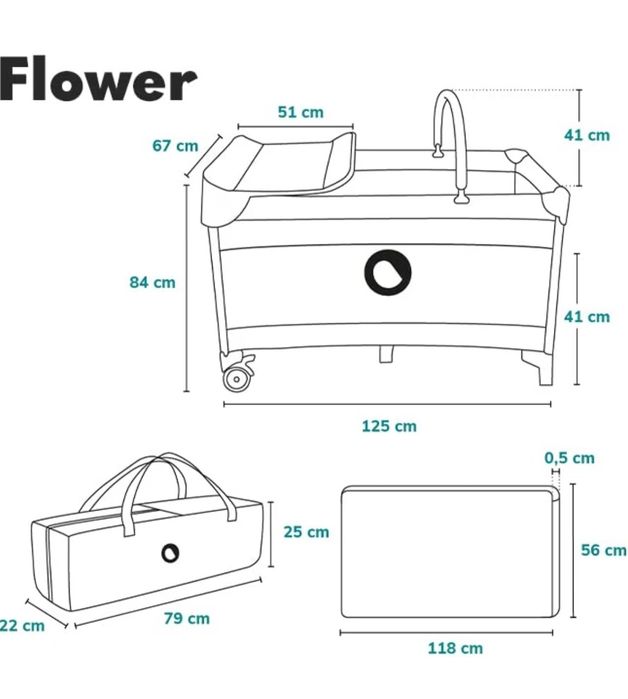 Cama de Viagem Lionelo