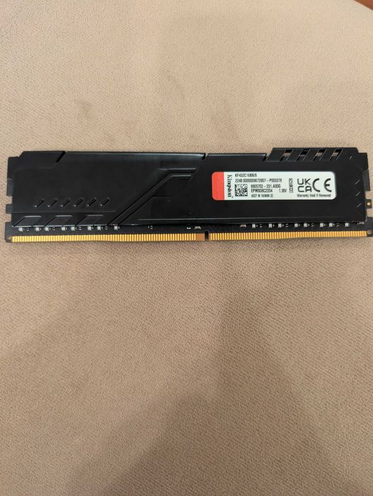 Оперативна пам'ять Kingston Fury Black DDR4-3200 8gb cl16
