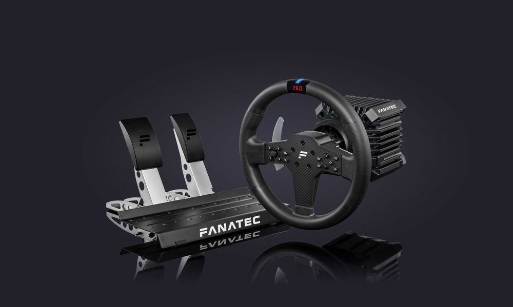 ‼️У наявності‼️ Кермо, база та педалі Fanatec CSL DD 5Nm QR2 PC