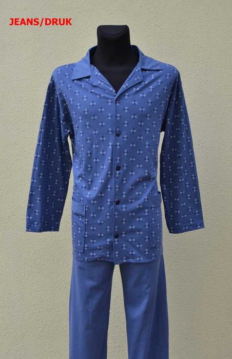Piżama rozpinana męska roz.188 XXL