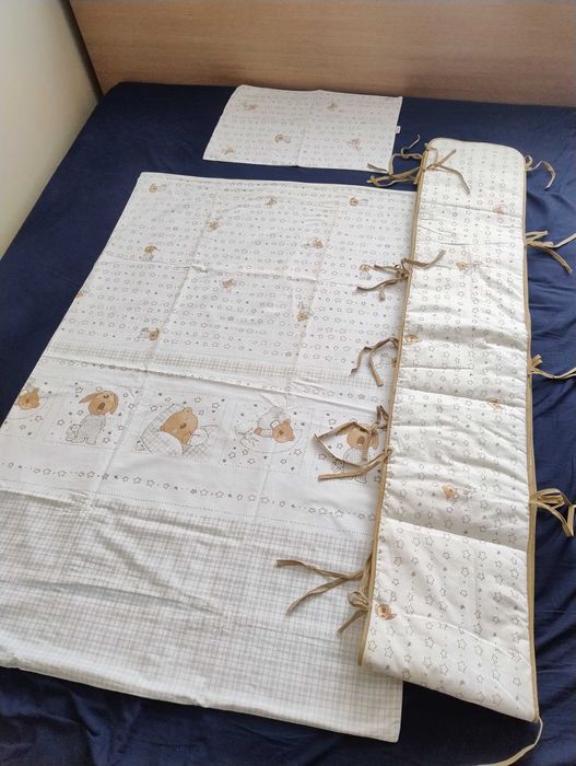 Ochraniacz do łóżeczka dziecięcego + pościel Troll