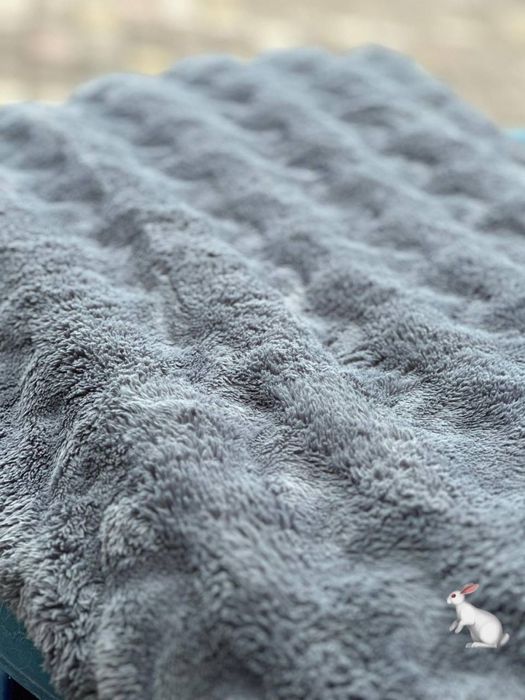 Акція 3 дні! Плюшевий плед кролик шиншила Покривало покрывало