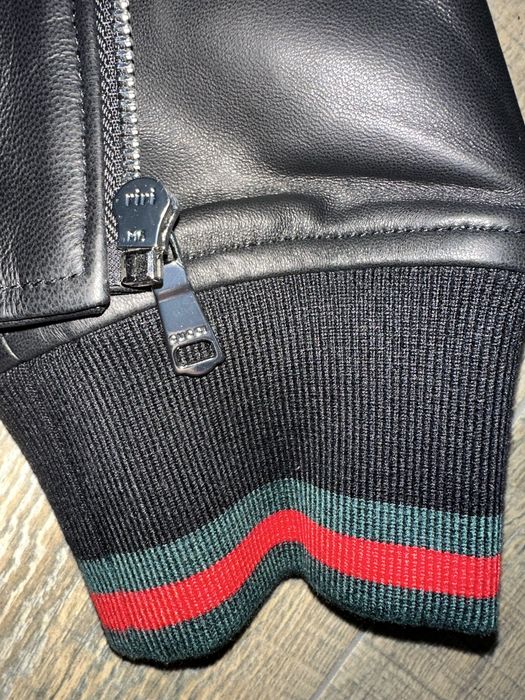 Шкіряна куртка Gucci