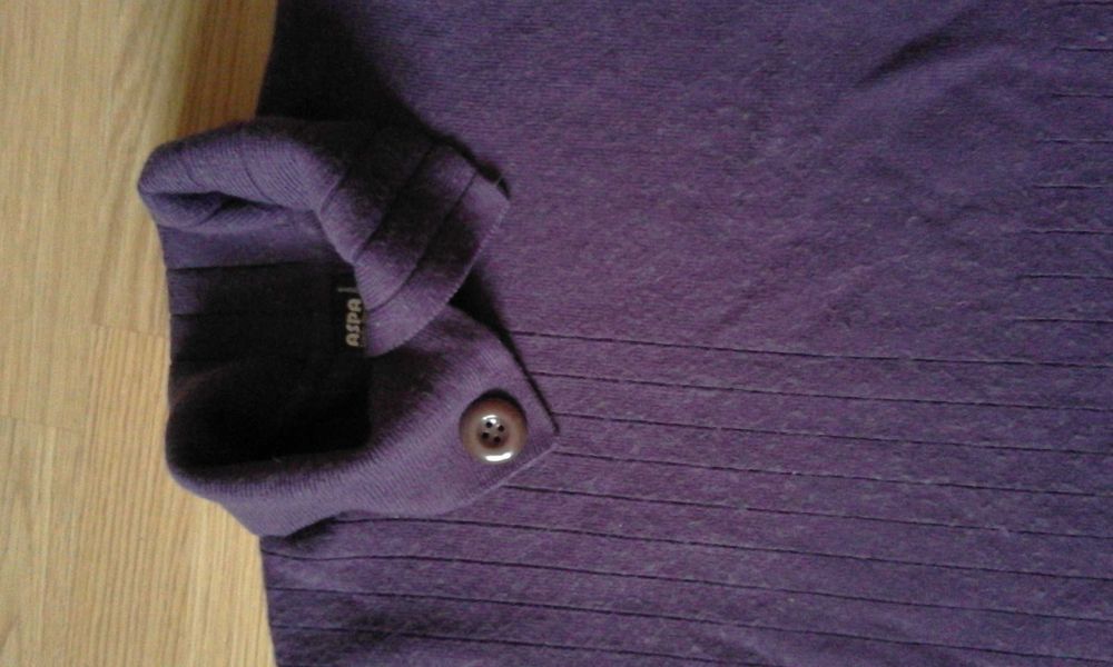 sweter fioletowy ciepły 44 46