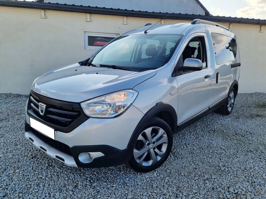 Dacia Dokker STEPWAY Śliczna 1.2 Benzyna BOGATA WERSJA Oryginał ZADBANA Serwis 2016