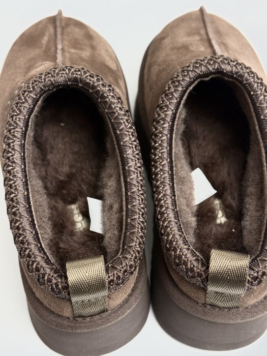 Уггі аг UGG tasman platform chocolate угі зимові на хутрі таз   Угі