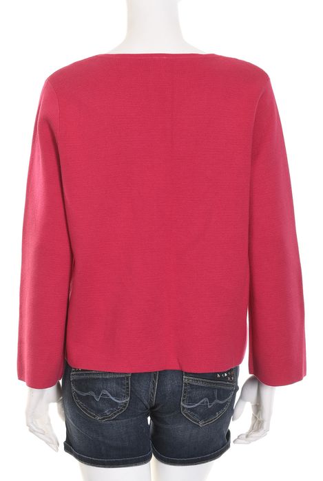 KYRA & KO malinowy kardigan damski sweter 100% bawełna XL 42
