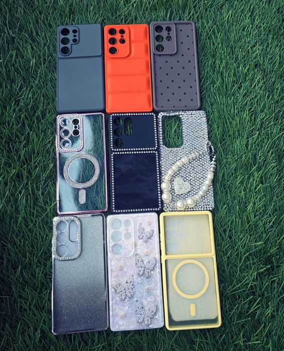 ZESTAW 9x Etui Samsung S25 ULTRA Nowe/Używane