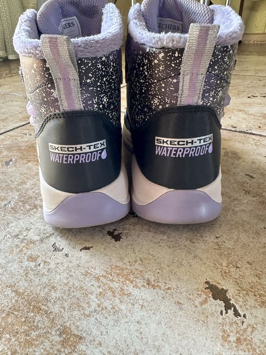 Сапоги зимние Skechers 21,5 см стелька на девочку