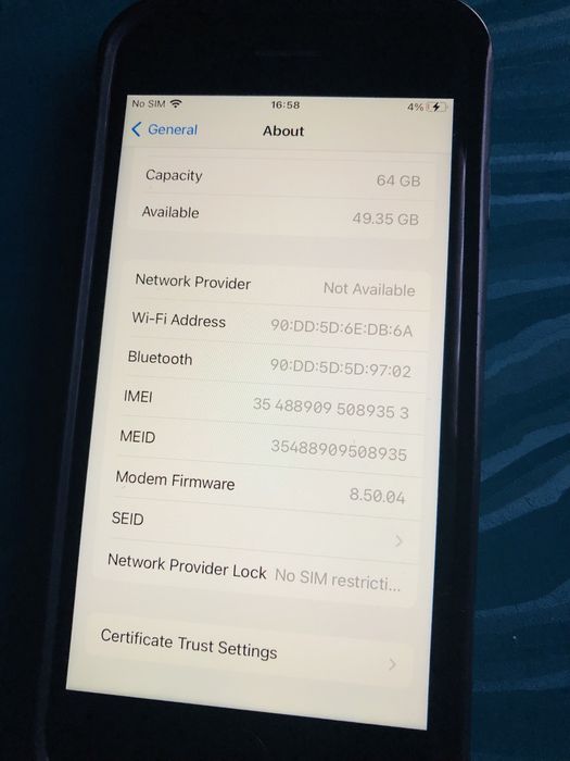 Apple iPhone 8 Unbloqueado 64GB 86% Bateria