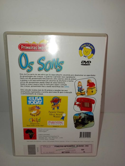 Os Sons - DVD Pedagógico