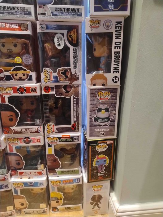 Funko pop figurki nba, star wars, jurassic park, dc, mandalorian