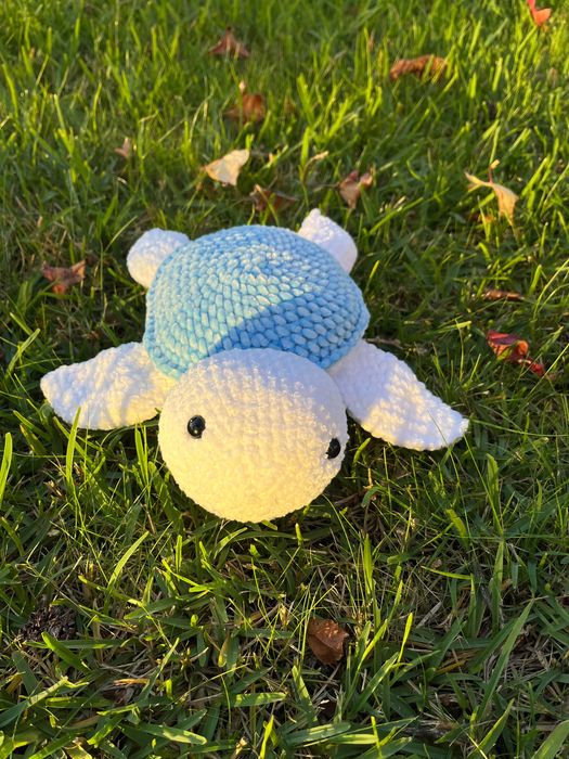 Tartaruga de peluche em crochet