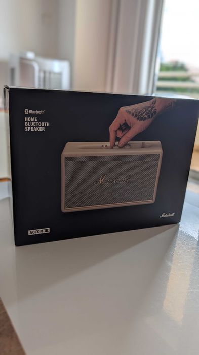 Marshall Acton III Bluetooth Speaker (White)