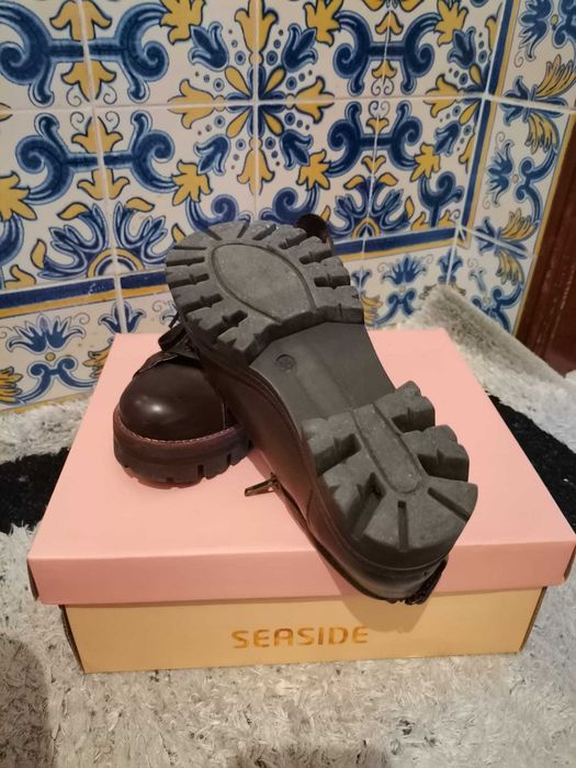 Sapatos Castanhos de Senhora Nr35