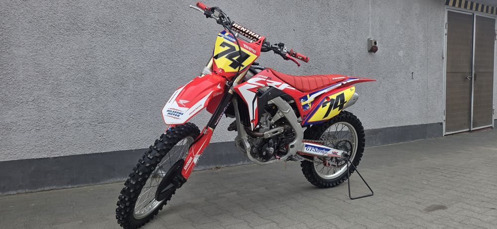 Honda CRF 250 rok 2018 Super Stan 73 Mth Od Nowości Rozrusznik Wtrysk Oryginała plastiki