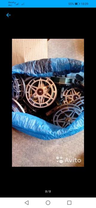 Катушка Дельфин 8 и разное и Обмен на смартфон картины часы статуэтки