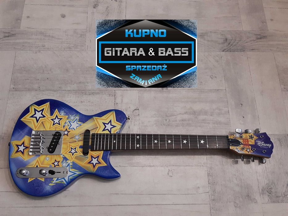 Gitara dla Młodej Gwiazdy Rocka Washburn -Disney- młodzieżowa -wysyłka