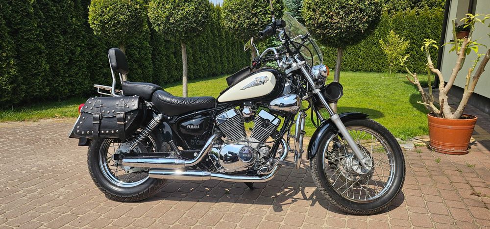 Yamaha Virago 125, Deluxe, 22 tys. km, stan kolekcjonerski, kat.B