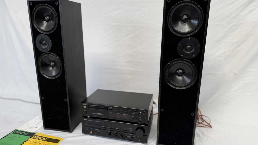 Wieża zestaw Denon HI-FI Made in Germany + kolumny Dali 104