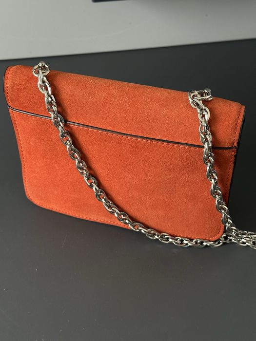 Сумка манго натуральна замша