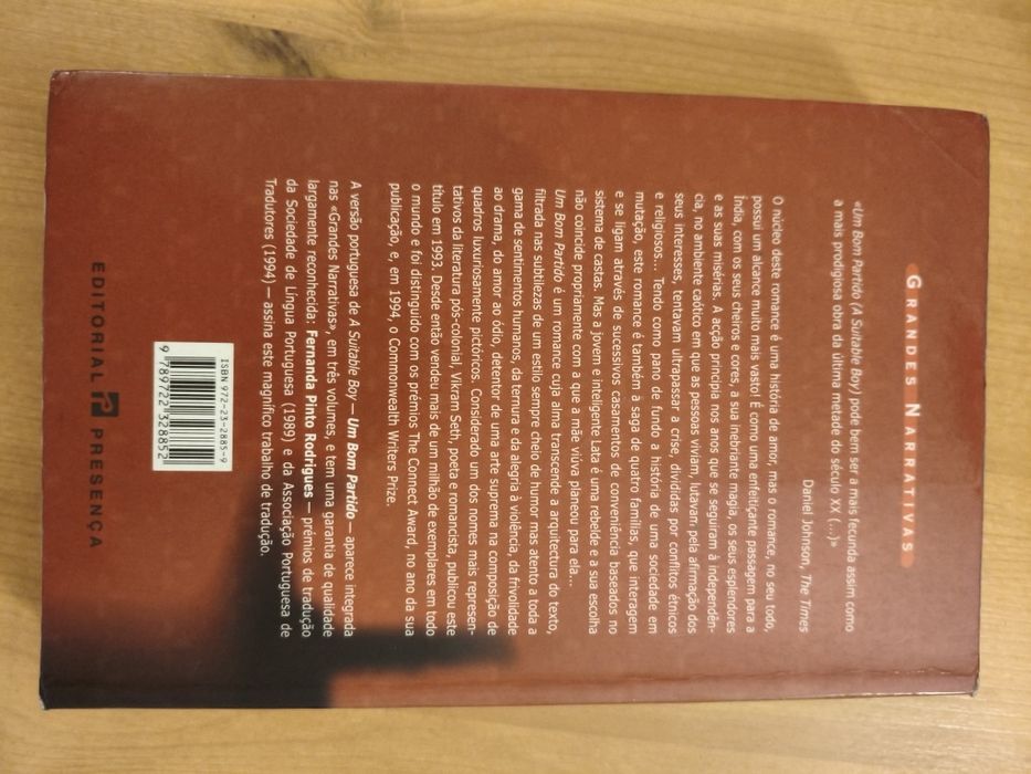 Livro Um bom partido Vikram Seth