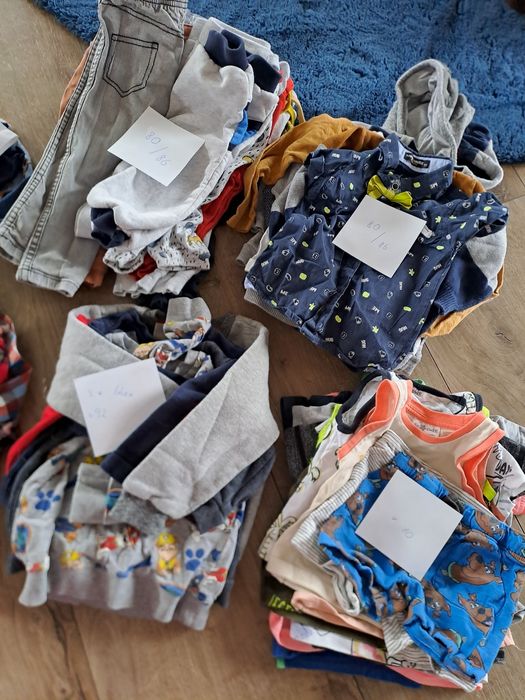 Paka ubranek 80-86-92