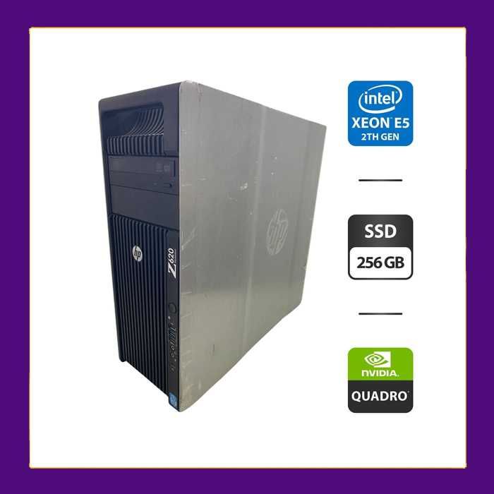 Робоча станція HP Z620/Xeon E5-2660/32GB DDR3/256GB SSD/Quadro M2000