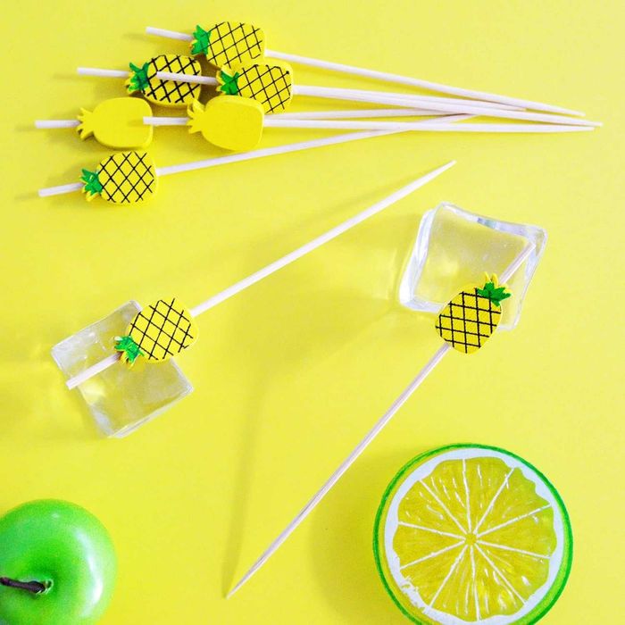 Ozdobne wykałaczki bambusowe 100 szt ananas