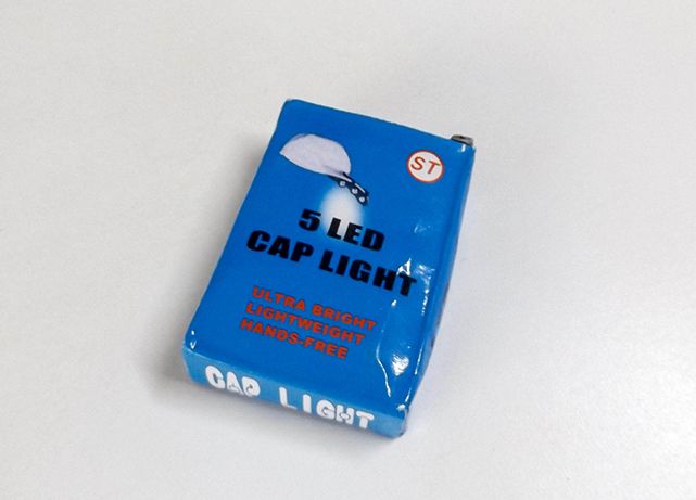 Acessório de Luz branca LED para o boné portátil