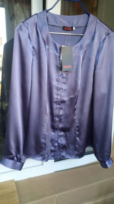 Блузка цвета грозового облака