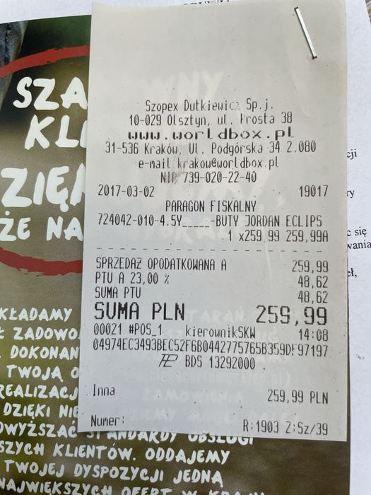 Jordan Eclipse rozmiar 36,5 (23,5 cm)