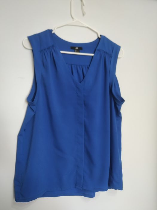 Bluzka  bez rękawów marki h&m