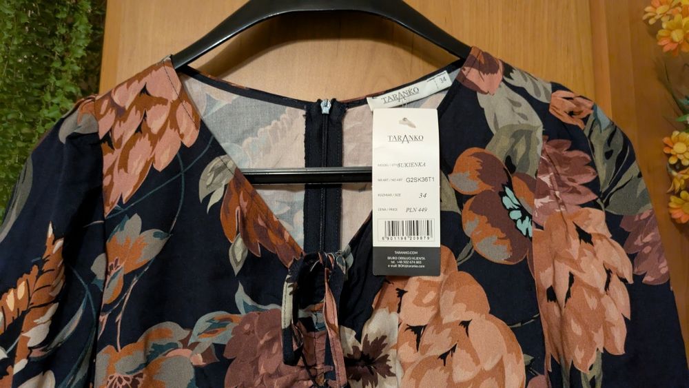 Sukienka w kwiaty Taranko rozmiar 34