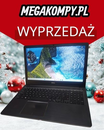 Laptop DELL 15,6" gwar. 3mce /8GB Ram/dysk SSD 256GB/bateria 5h/Win 11