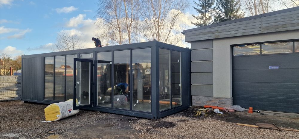Kontener sprzedażowy salon kosmetyczny pawilon sklep Kiosk