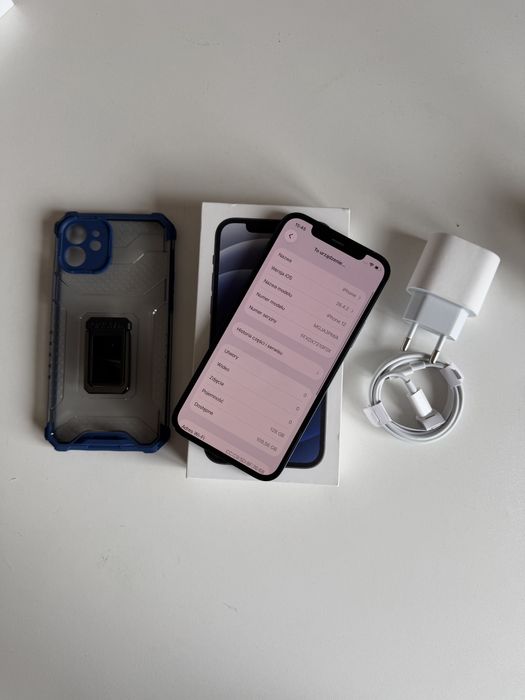 iPhone 12 128gb czarny bateria 100% komplet