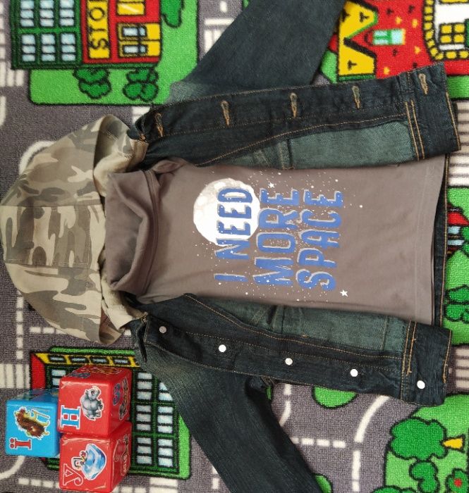 Джинсовая куртка ветровка Matalan 4-5р