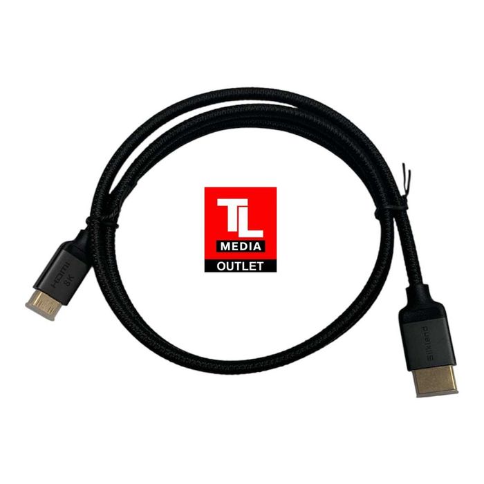 przewód hdmi - mini hdmi 8k w oplocie 1 metr