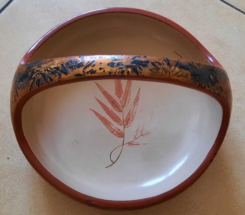 KOSZYCZEK ozdobny z czasów PRL śred. 17 cm KRAKÓW