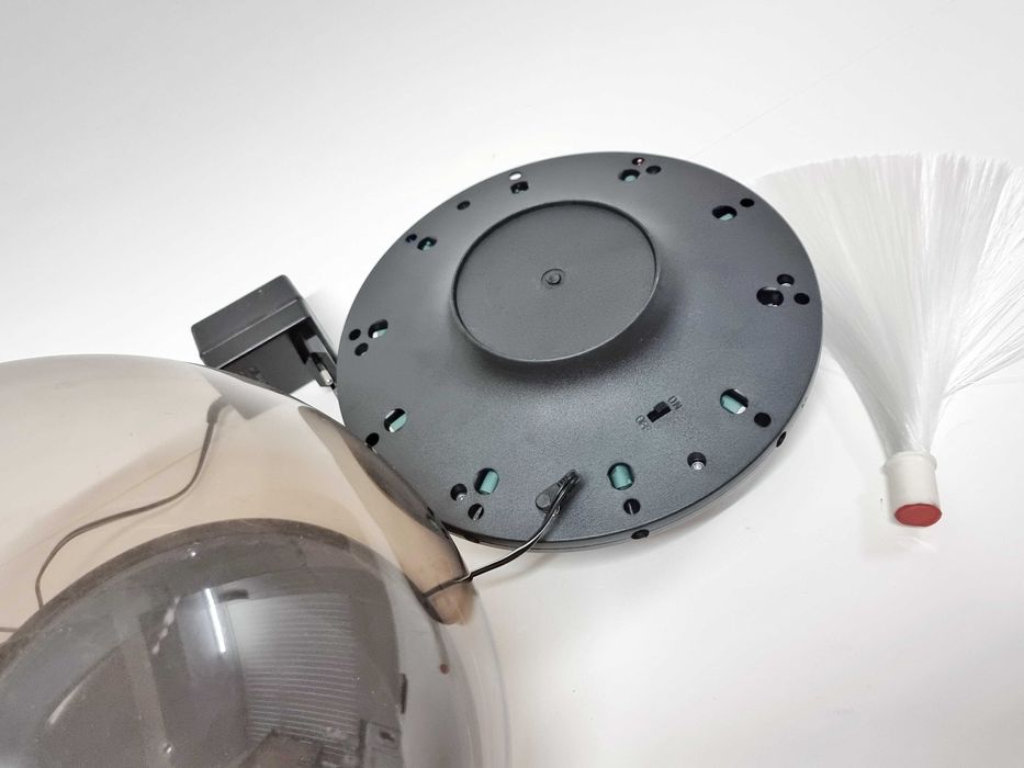 Candeeiro UFO de fibra óptica space age anos 80