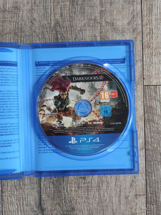 Gra PS4 Darksiders III Wysyłka OLX Gwarancja Elbląg