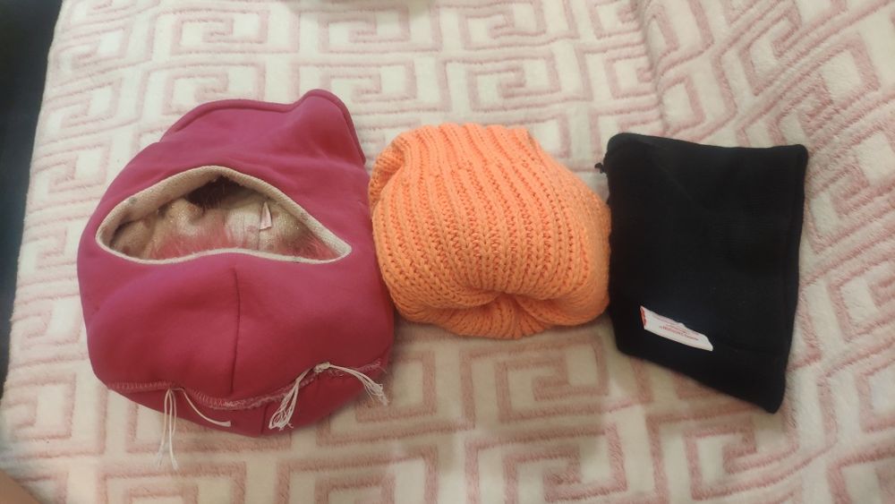 Шапка леді баг в'язана шапка шолом балаклава