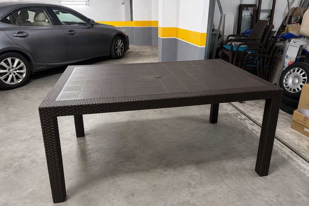 Conjunto Completo de Jardim/Terraço em Rattan Sintético