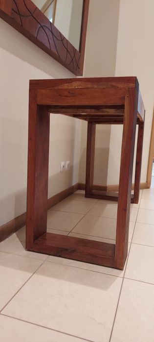 Mesa consola com espelho