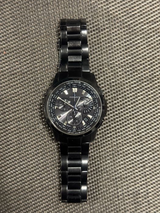 Часы Casio Oceanus OCW-M700 Analog Tough Solar Wave Captor Black Watch