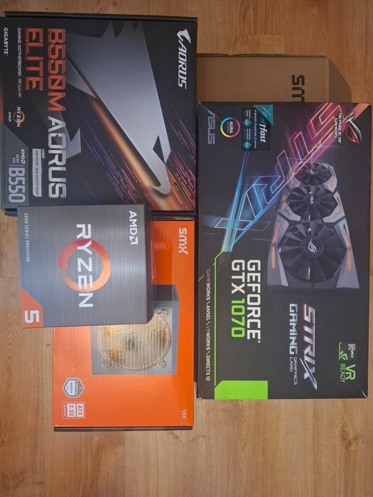 Komputer Gamingowy | Ryzen 5 5500 | GTX 1070 8GB | 16GB RAM | SSD