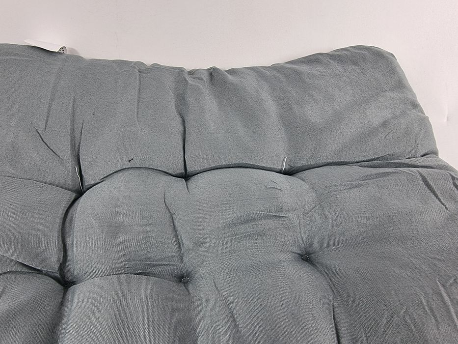 Poduszki szare pikowane siedziska na krzesło krzesła ozdobne