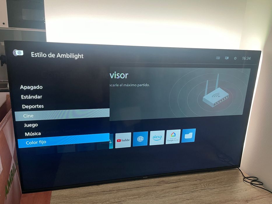TV Philips 55”  UHD LED